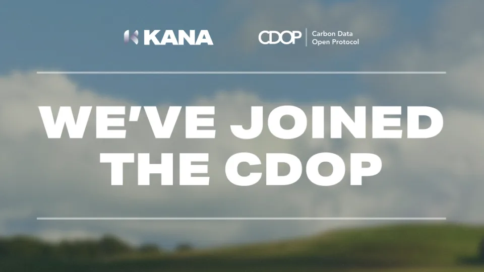 Kana Earth joins the Carbon Data Open Protocol (CDOP)