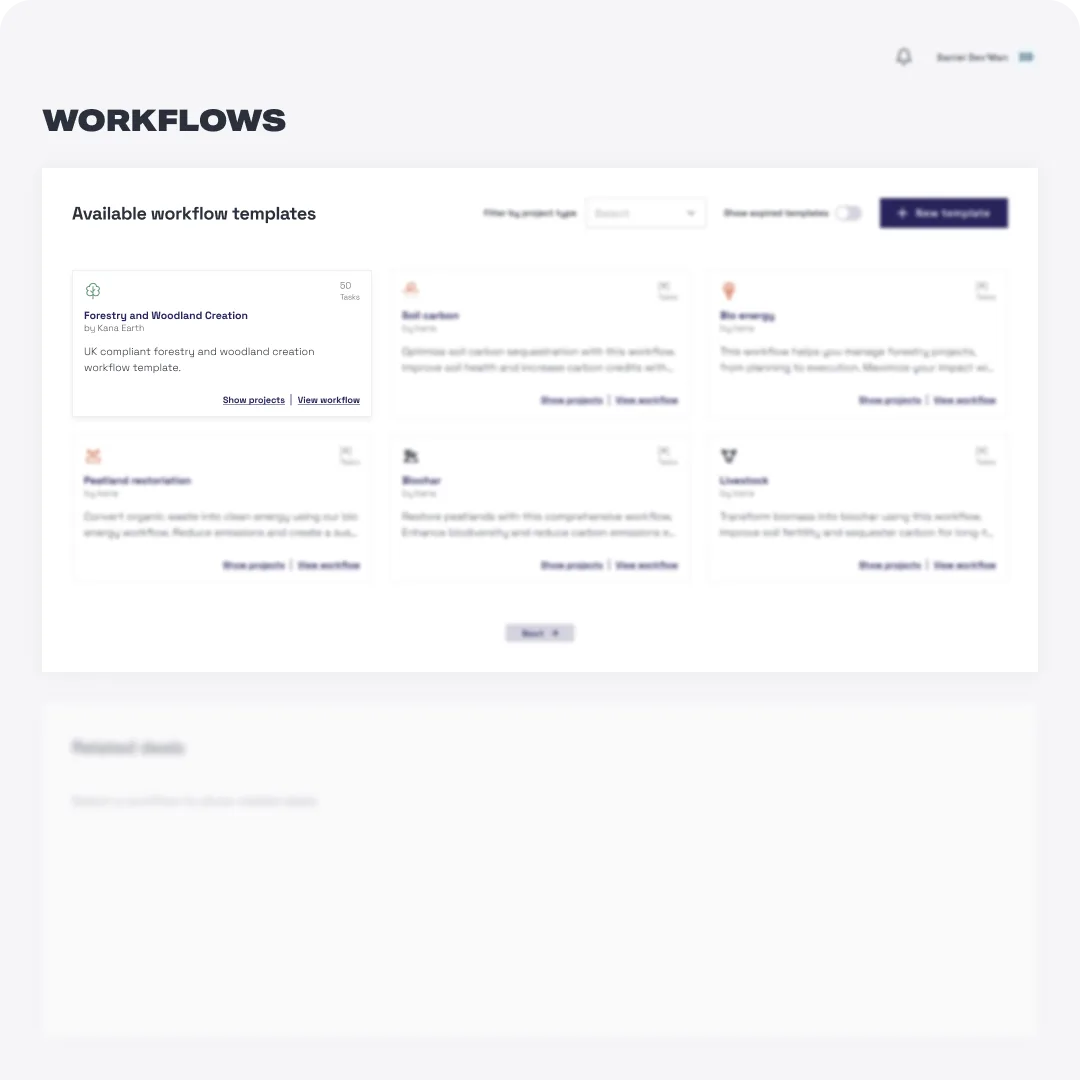 Scalable delivery dashboard